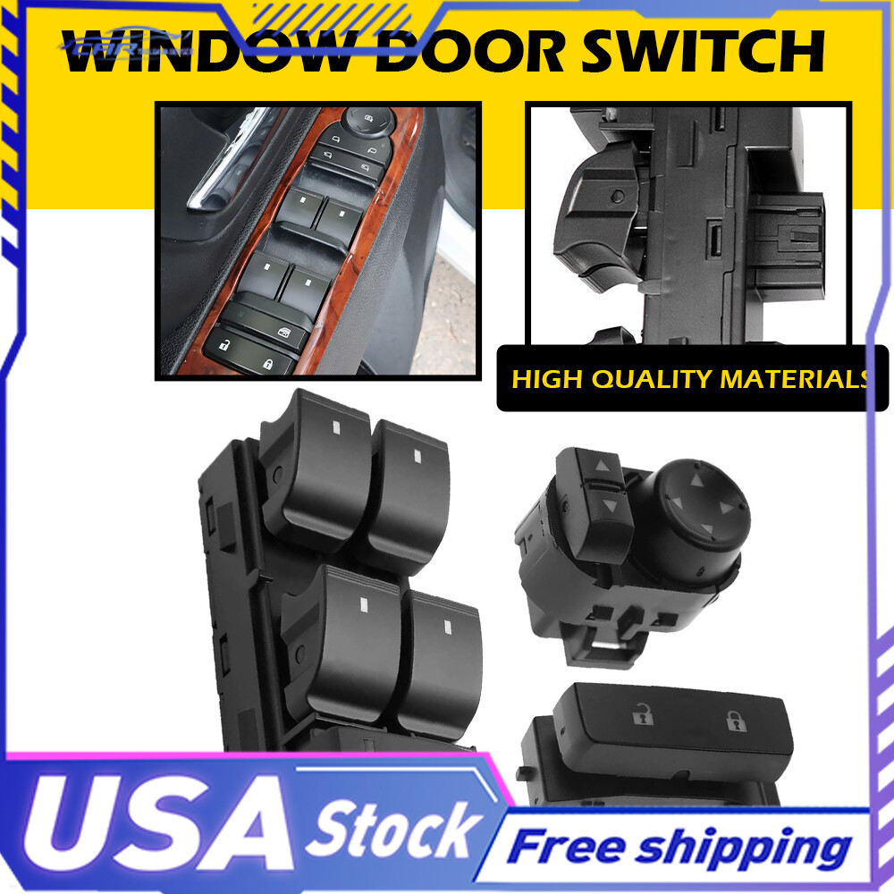 3X Switch Control Lock Window Door Mirror 15873293 For Chevrolet Silverado GMC