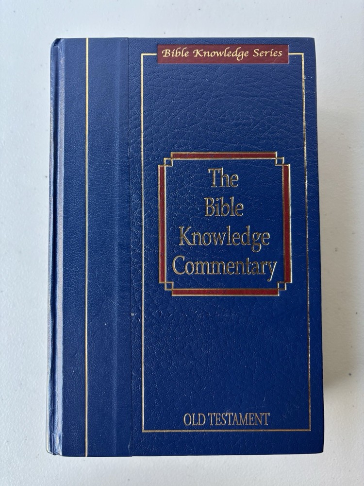 The Bible Knowledge Commentary Old Testament 1983 Walvoord Zuck 2000 HC