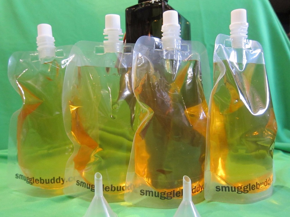 4 X Alcohol Flask Bladder Bag 10 oz. Leak Proof Alcohol Booze by smugglebuddy