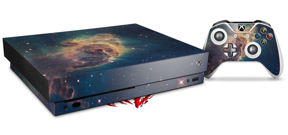 Skin for XBOX One X Console Controller Hubble Images - Carina Nebula Pillar Dec