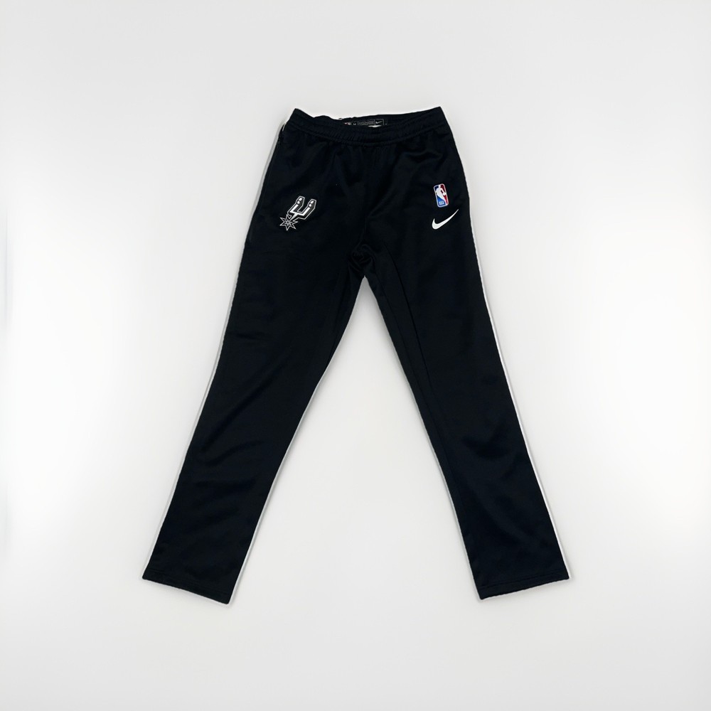 Nike San Antonio Spurs Authentic NBA Travel Warmup Pants Sweats Size M Black NEW