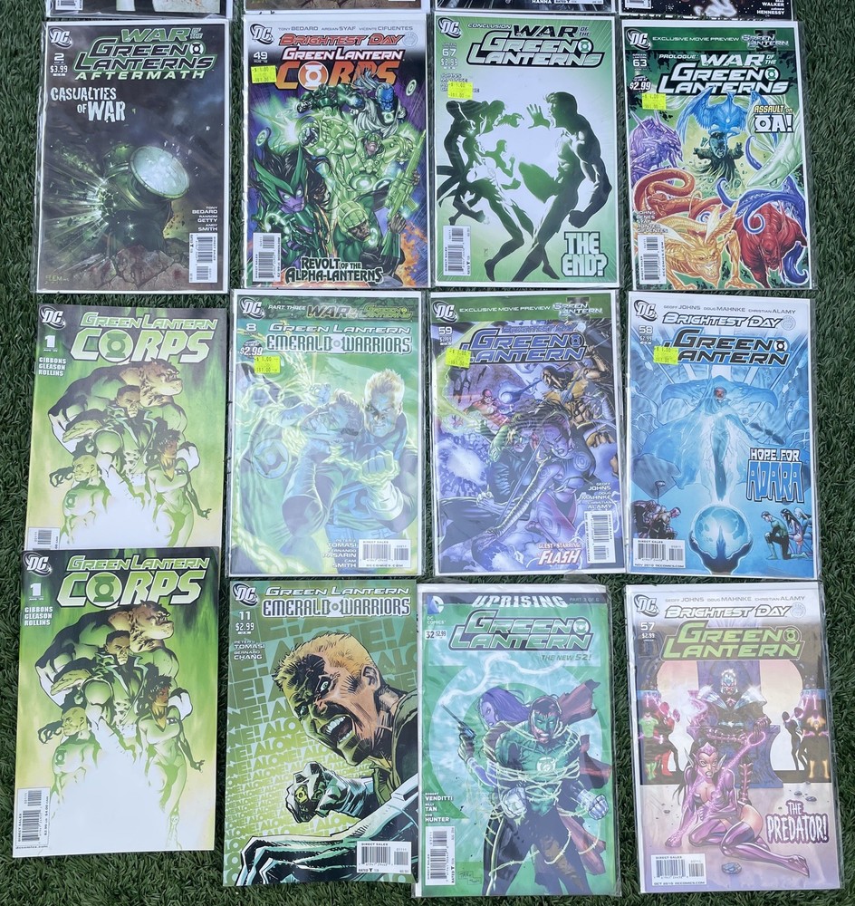 Lot of 16 DC Comics Green Lantern Trade Paperbacks Rebirth Sinestro Corps War