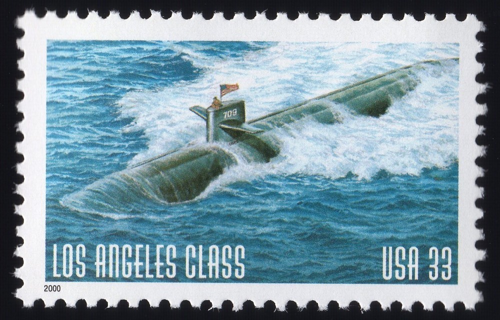 Scott #3372 LA Class Submarine Single Stamp - MNH