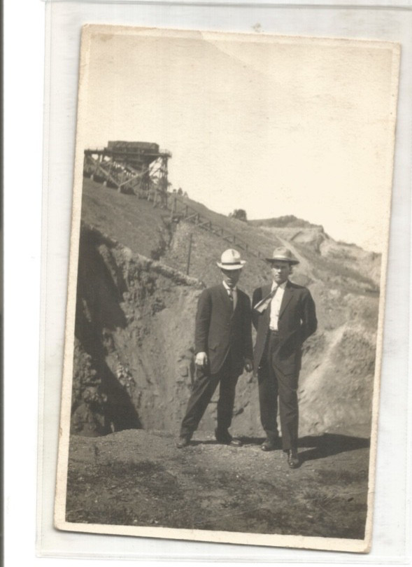 RPPC Lead South Dakota MINING TOWN REAL PHOTO POSTCARD GOLD COAL ORE SILVER