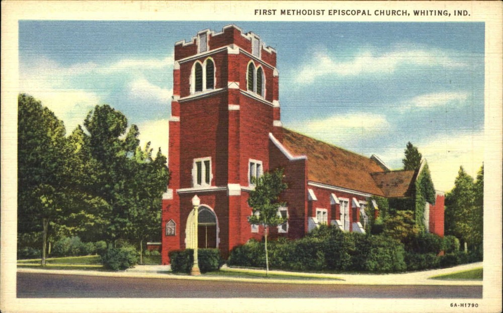 First Methodist Episcopal Church Whiting Indiana IN 1930s