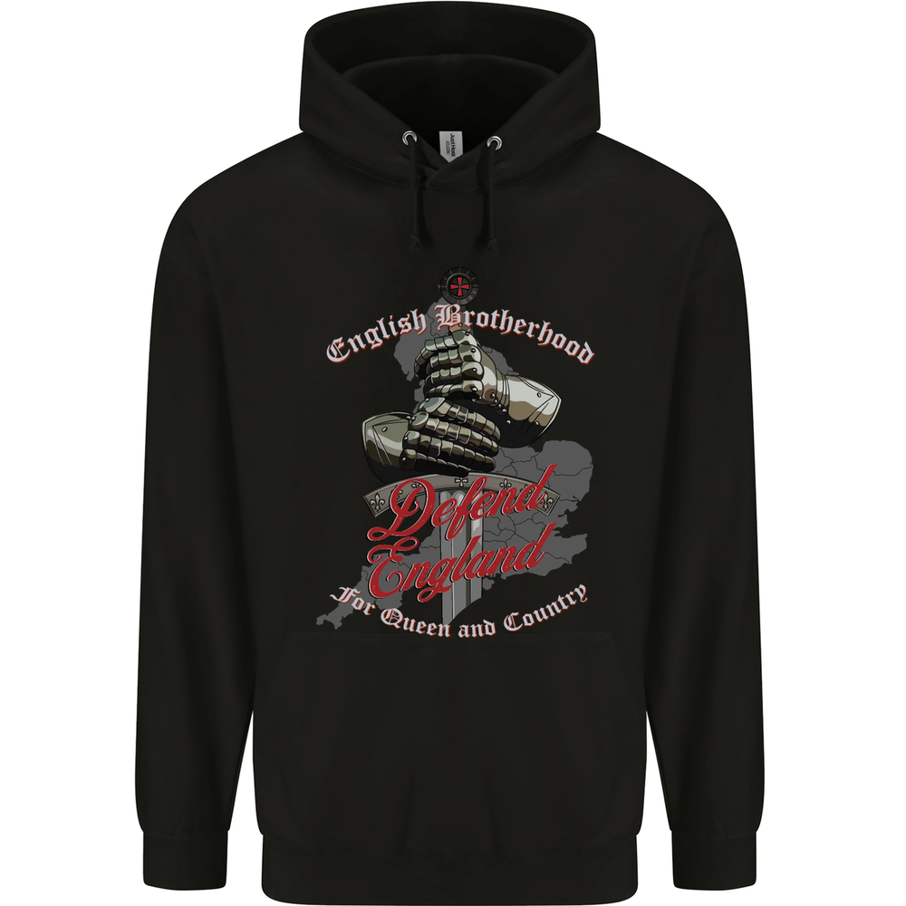 English Brotherhood Mens 80% Cotton Hoodie