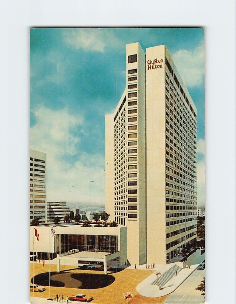 Postcard Quebec Hilton Quebec Canada