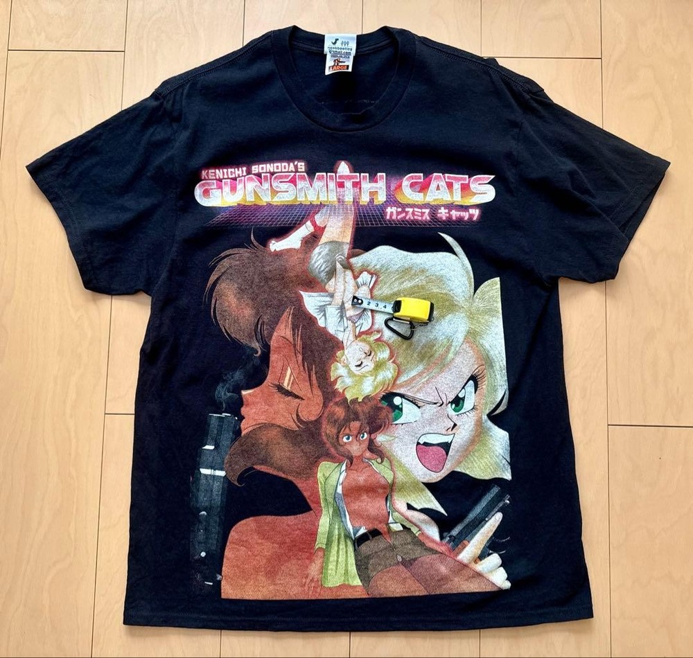Gunsmith Cats T-shirt Vintage Anime Kenichi Sonoda