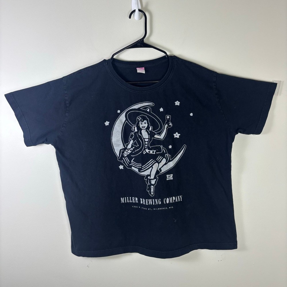 Miller Brewing Company casual streetwear graphic tshirt mens XXL