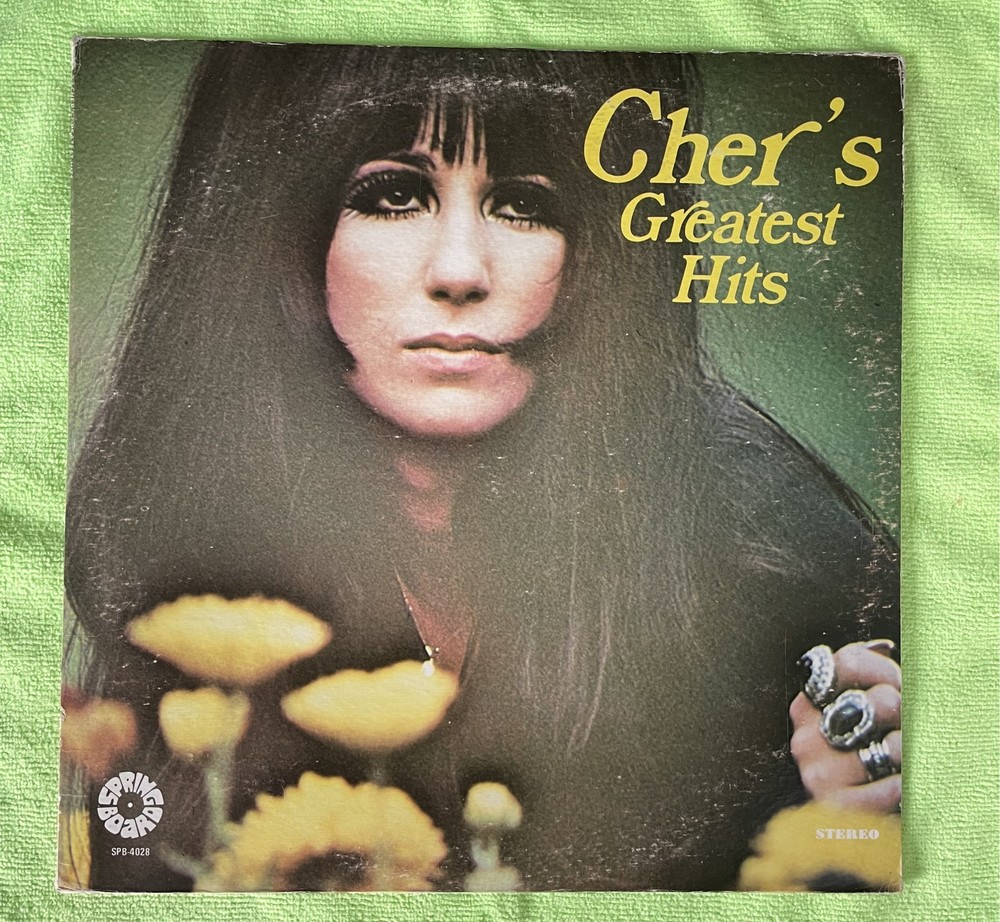 Cher - Cher’s Greatest Hits   1974 LP Vinyl Record Album SPB-4028   VG / VG
