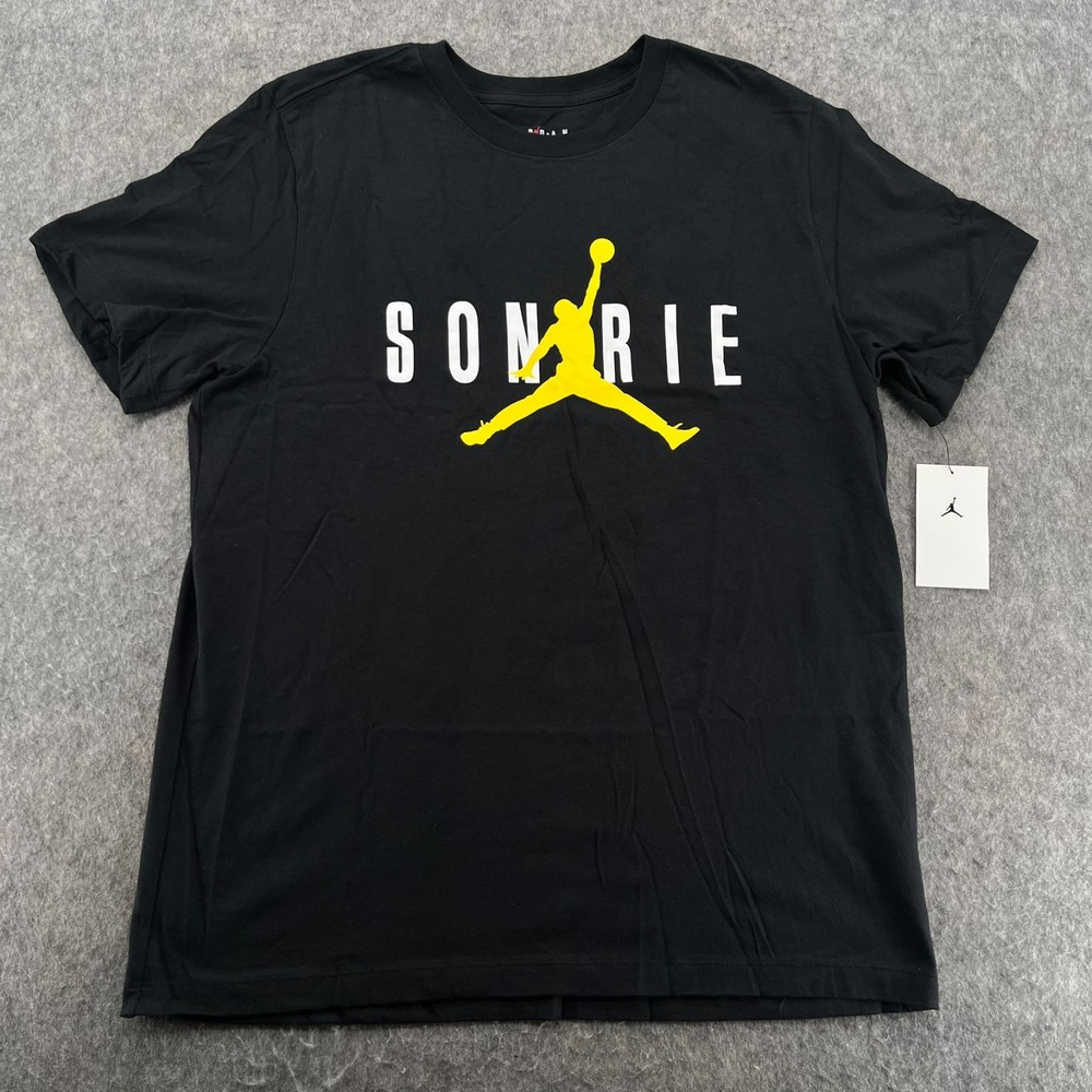 Air Jordan x J Balvin Sonrie Graphic T Shirt Size L NEW