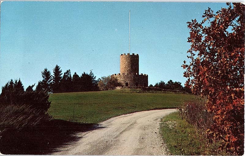 Postcard TOWER SCENE Clinton Iowa IA m/09 AJ2594