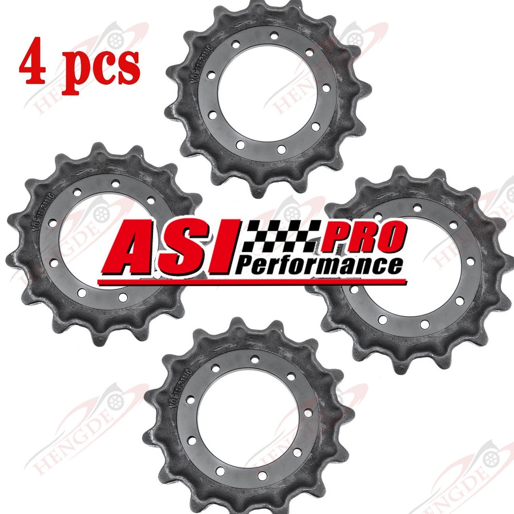 4pcs Drive Sprocket For Kubota SVL75 SVL75C SVL75-2 SVL75-2C SVL65-2 V0511-21110
