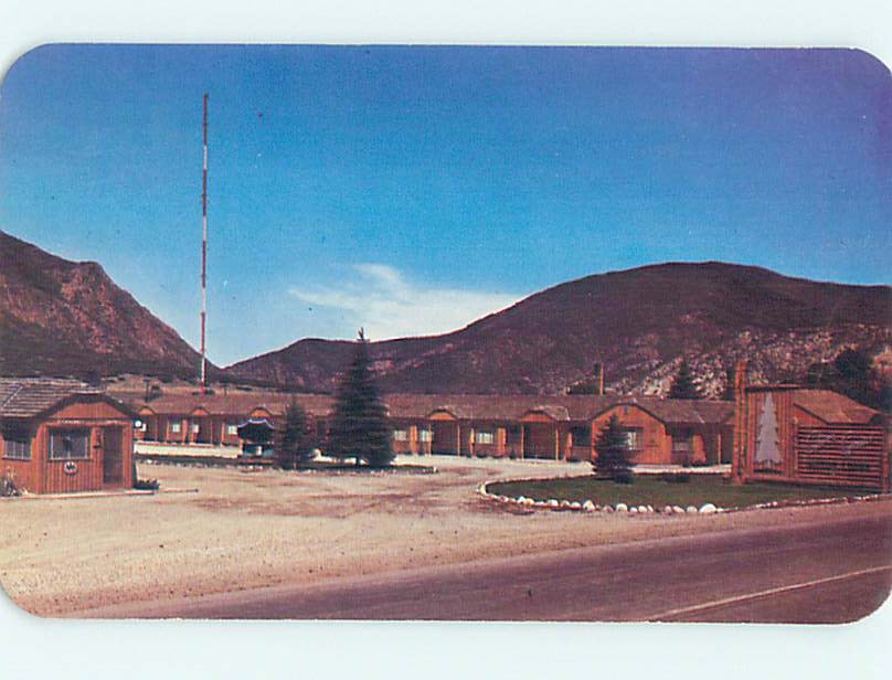 Pre-1980 SILVER SPRUCE MOTOR LODGE MOTEL Glenwood Springs Colorado CO n8294