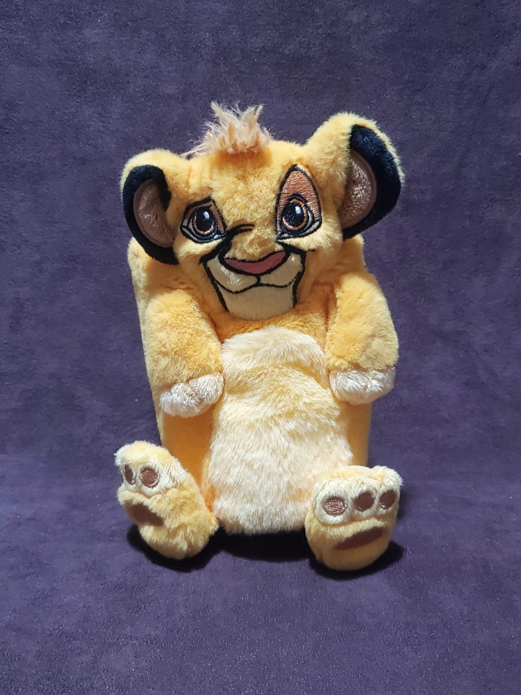 Disney Parks Lion King 30th Anniversary Simba Plush Bottle Carrier Adjustable