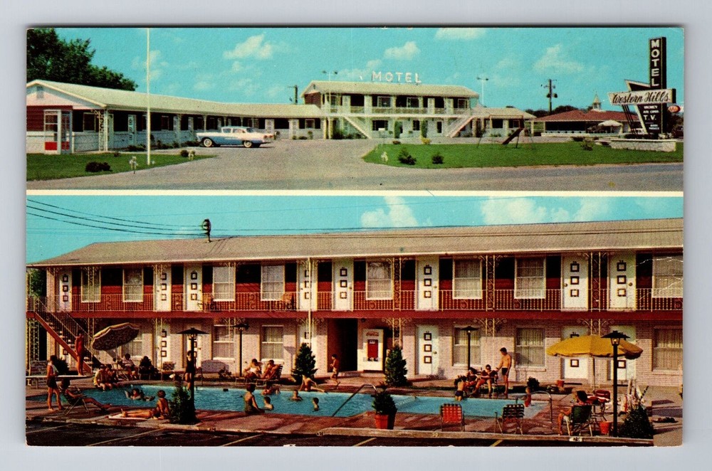 Bowling Green KY-Kentucky, Western Hills, Advertising, Vintage Souvenir Postcard