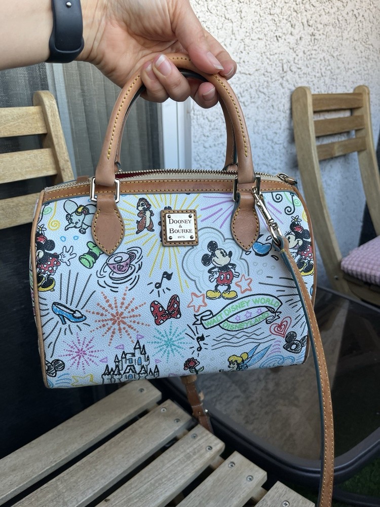 Dooney & Bourke Disney Sketch Character Barrel Bag