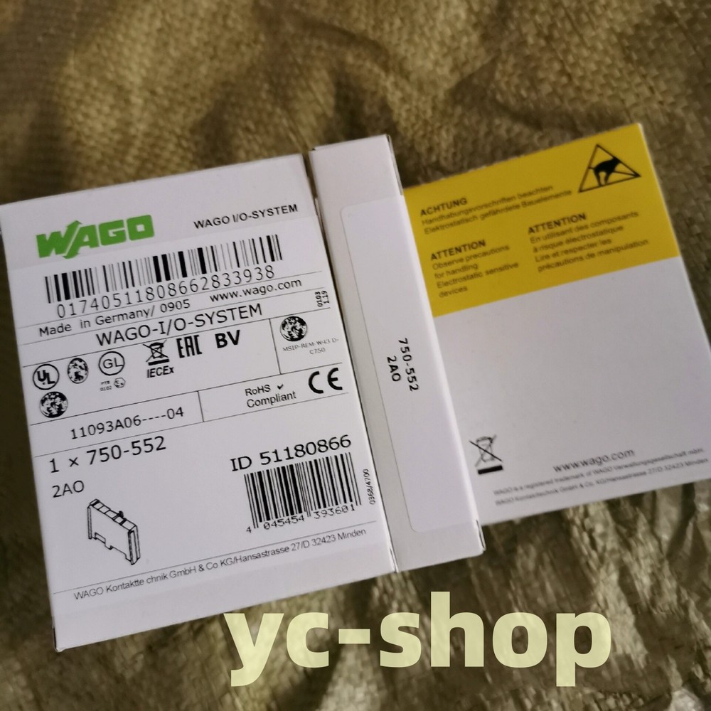1PCS New WAGO 750-552 Controller Module Fast shipping via FedEx or DHL*c