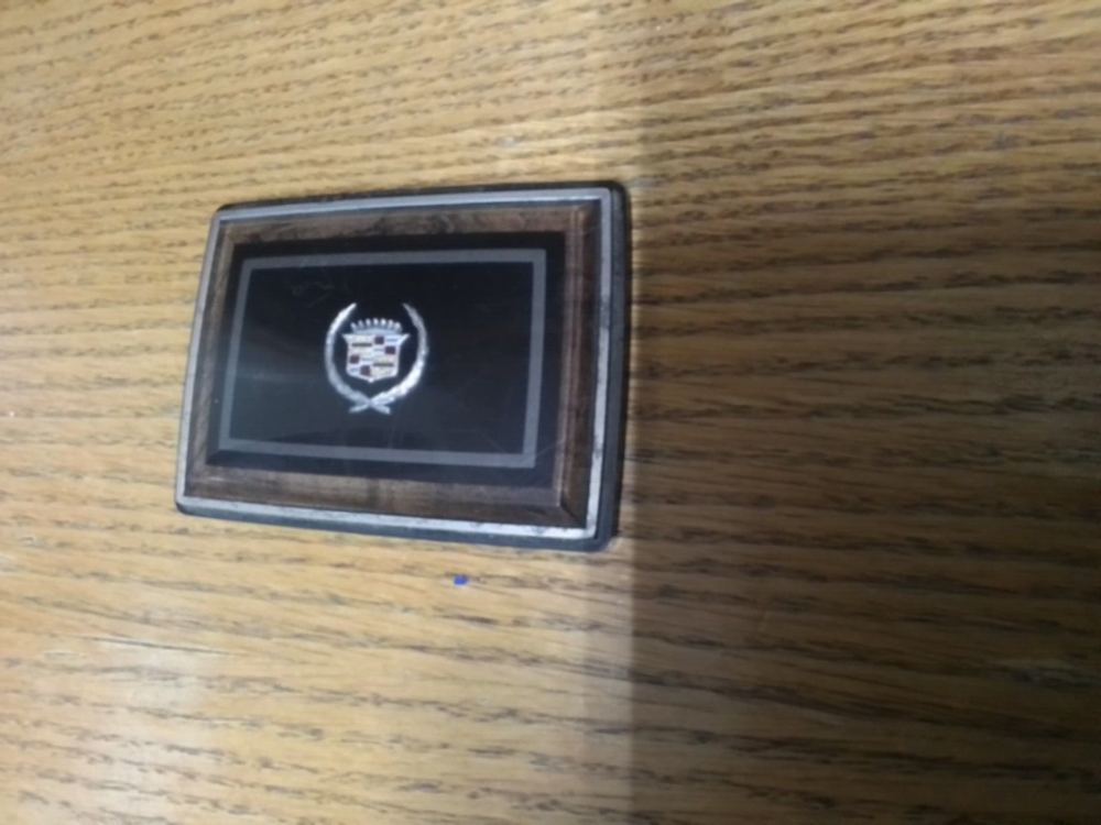 VINTAGE 77-89 CADILLAC STEERING WHEEL HORN CAP EMBLEM OEM GM