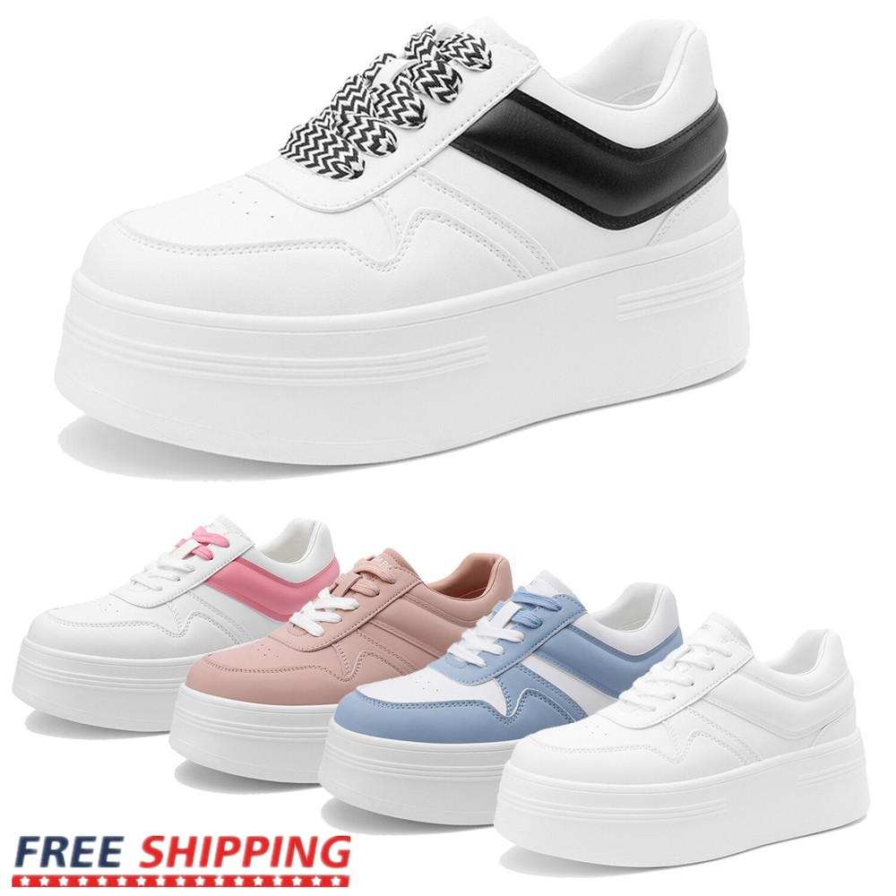 Women Platform Fashion Sneakers Lightweight Stylish Athletic Shoes Casual Shoes