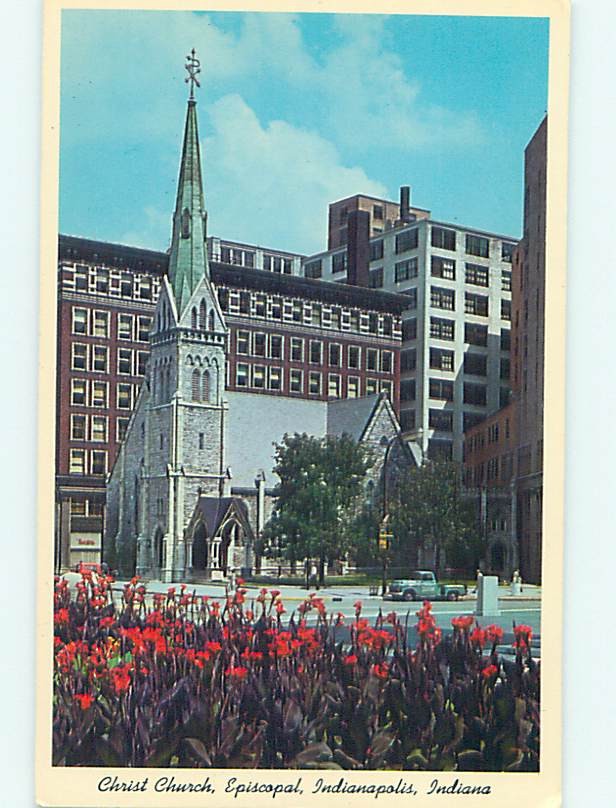 Unused Pre-1980 CHURCH SCENE Indianapolis Indiana IN  L2969@