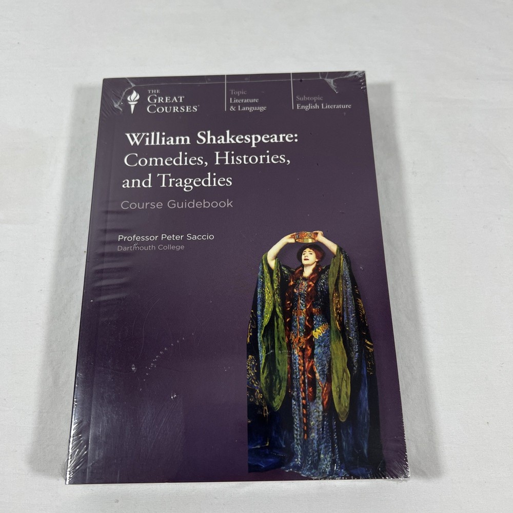 NEW William Shakespeare : Comedies, Histories, and Tragedies Guidebook 6 DVD Set