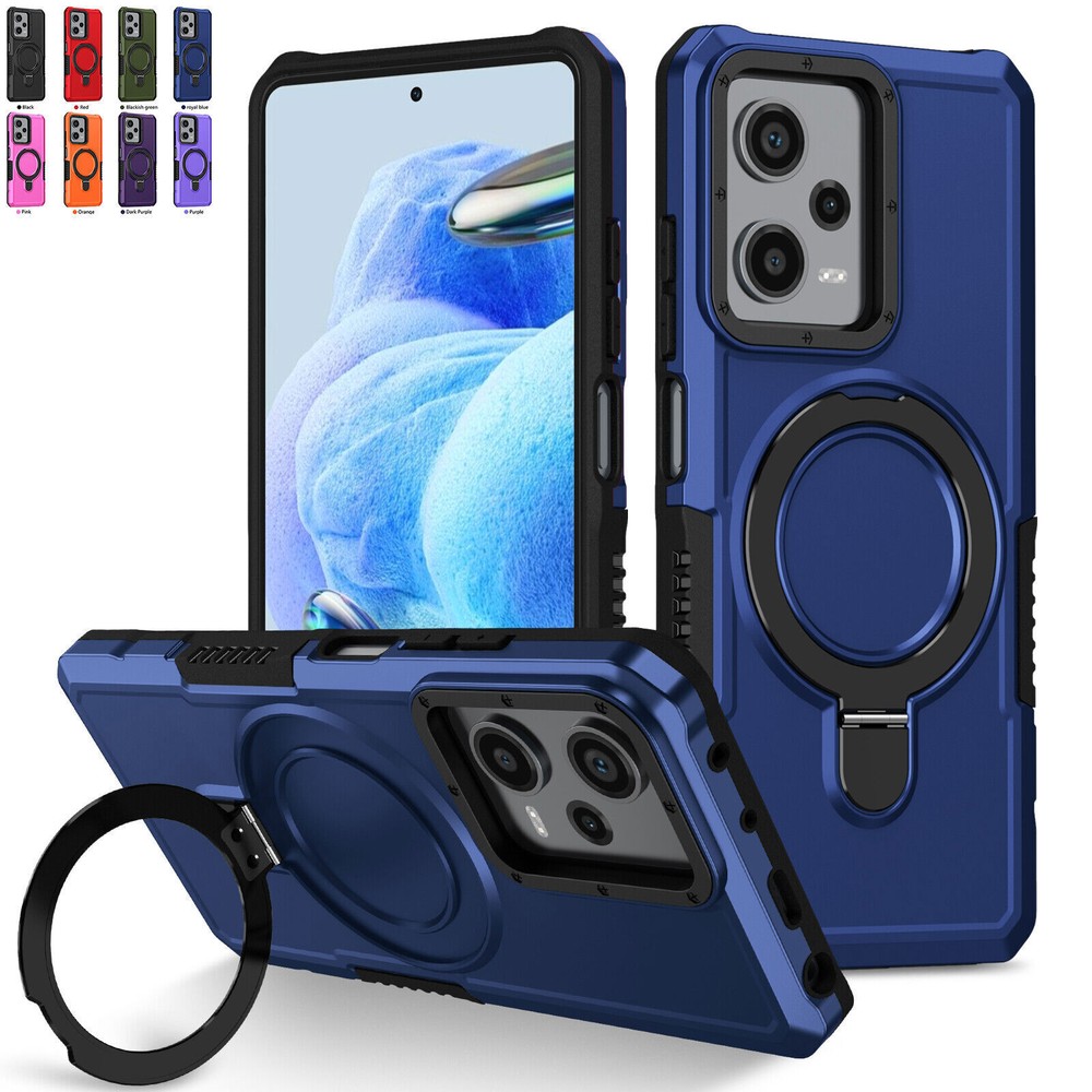 Shockproof Armor Ring Stand Phone Case For Xiaomi Poco M3 X3 11T 11 Lite