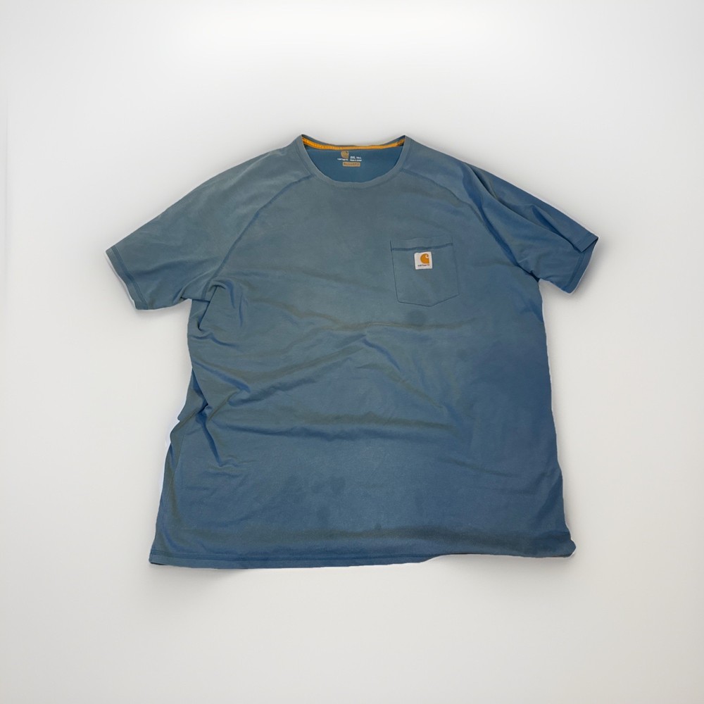 Carhartt K87 Loose Fit Heavyweight Pocket T-Shirt  Blue Mens Size 2XL