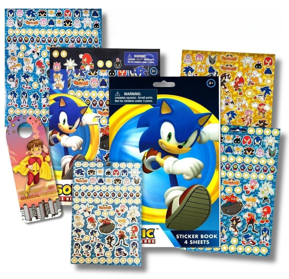 Sonic Sticker Pad 4 Sheet ACC NEWAnother great item from Rarewaves USA | Free delivery!