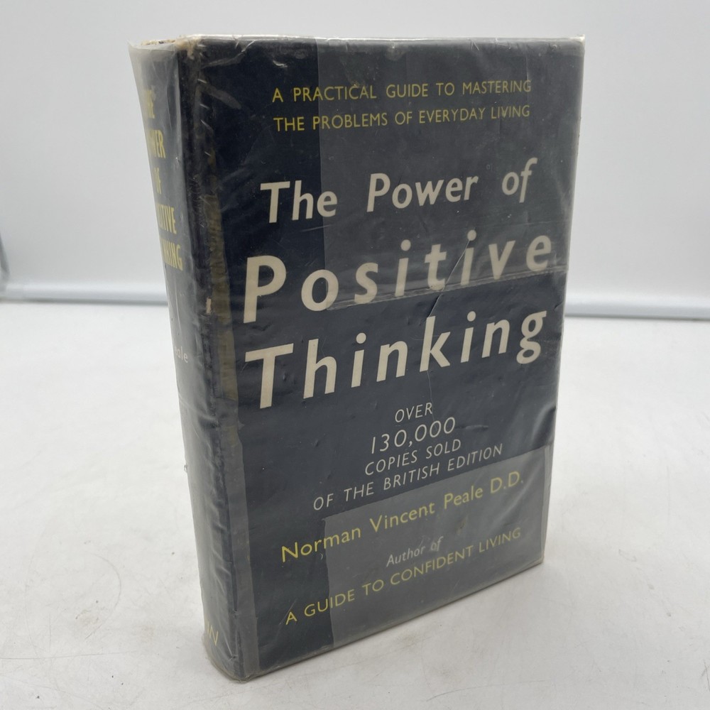 The Power of Positive Thinking Norman Vincent Peale 1964 Hardcover Dust Jacket