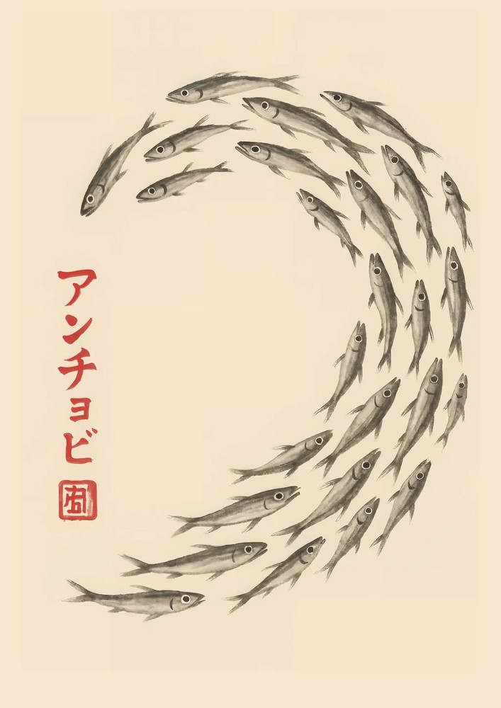 Shoal Matsumoto Hoji Japanese Japan Vintage Wall Art Poster Print