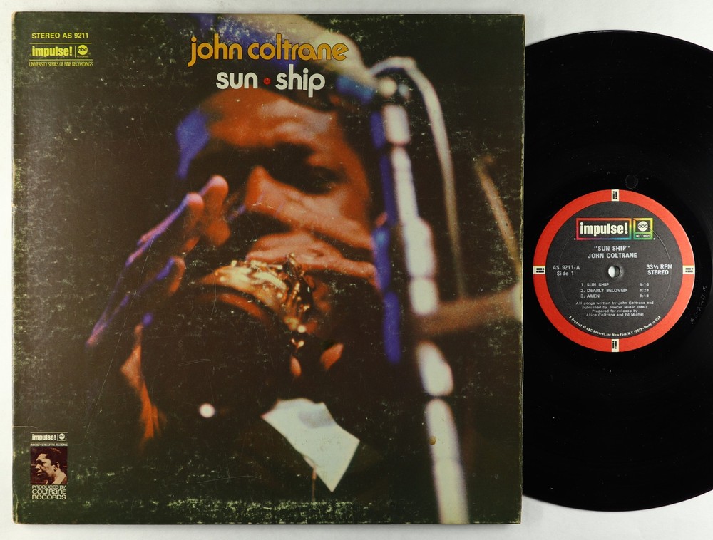 John Coltrane - Sun Ship LP - ABC Impulse OG Press