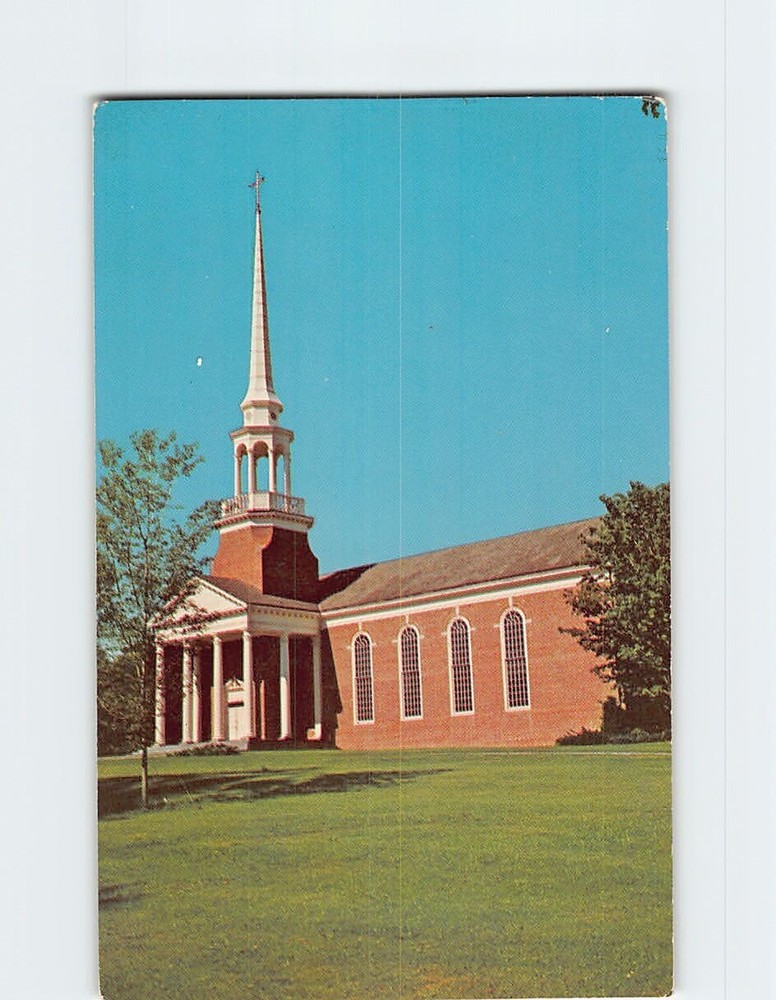 Postcard United Methodist Church Ridgefield Connecticut