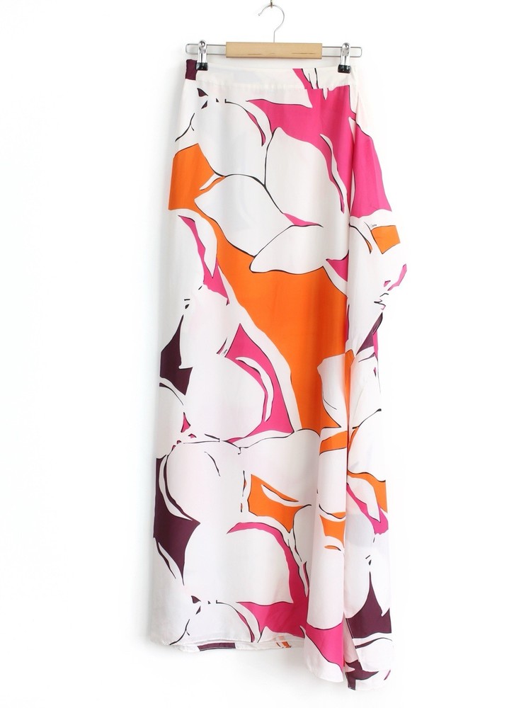 Diane Von Furstenberg 100% Silk Maxi Skirt Rrp $590, Size 0