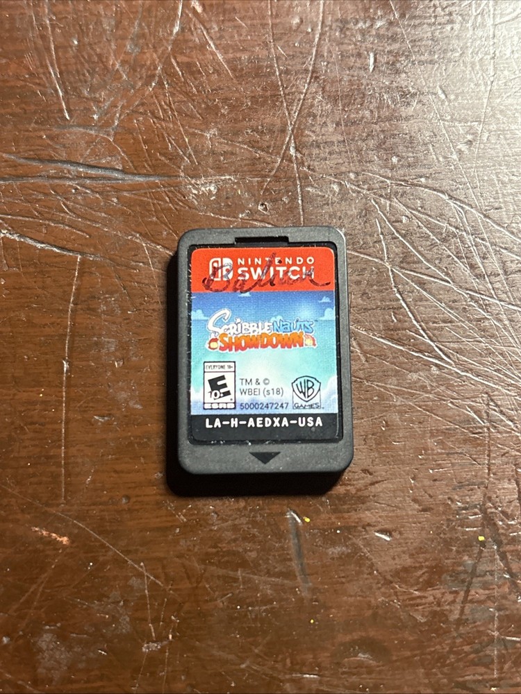 Scribblenauts Showdown - Nintendo Switch Cartridge Only Tested And Working