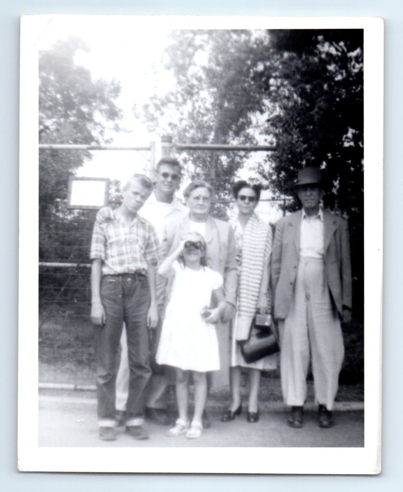 Old Vintage Photo MEN WOMEN WITH CAMERA BOY GIRL WITH BINOCULARS SNAPSHOT