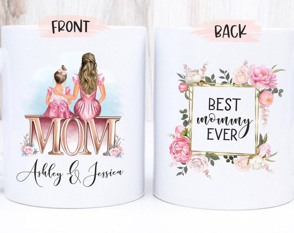 Best Mom and Daughter Gift Mug for Mother's Day or Birthday  