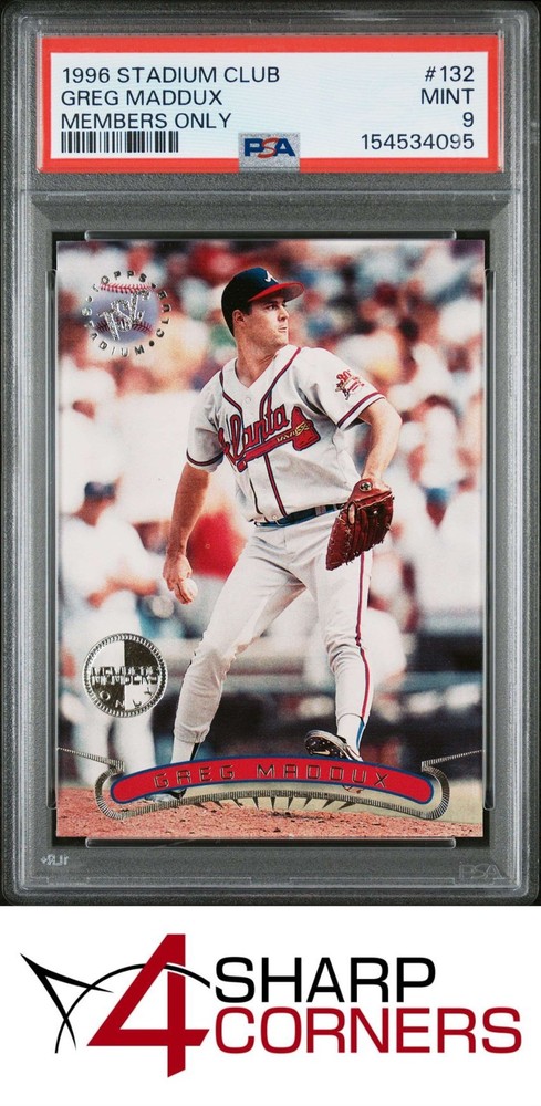 1996 Stadium Club Members Only #132 Greg Maddux Hof Pop 2 Psa 94SC is the hobby's first consignment choice on eBay!
