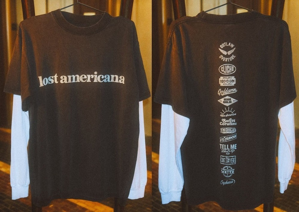 Machine Gun Kelly MGK Lost Americana Tour Reprint B07.3 only T-shirts on the out