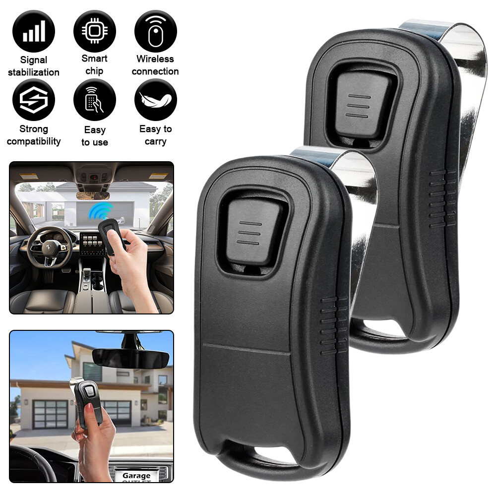 2 Genie G1T-BX Intellicode Key Chain Remotes for Garage and Gate Door Openers Model 38501R