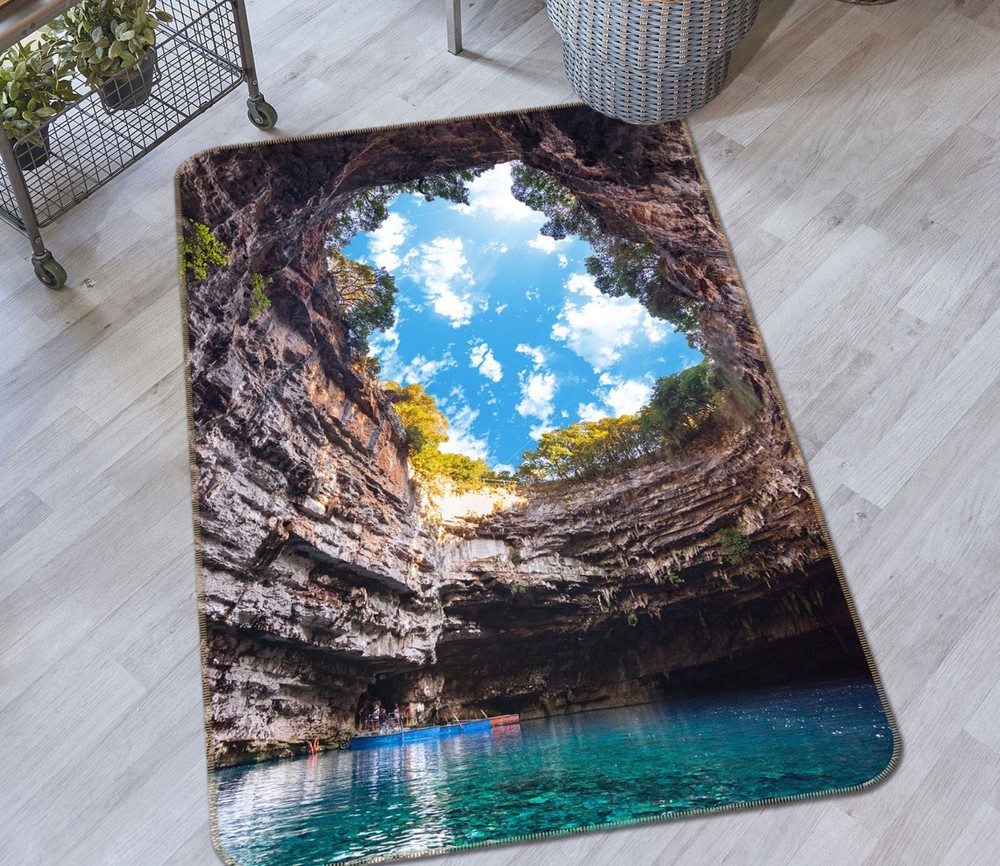 3D Sky Clouds Lake ZHUC2671 Game Non Slip Carpet Mat Photo Carpet Amy