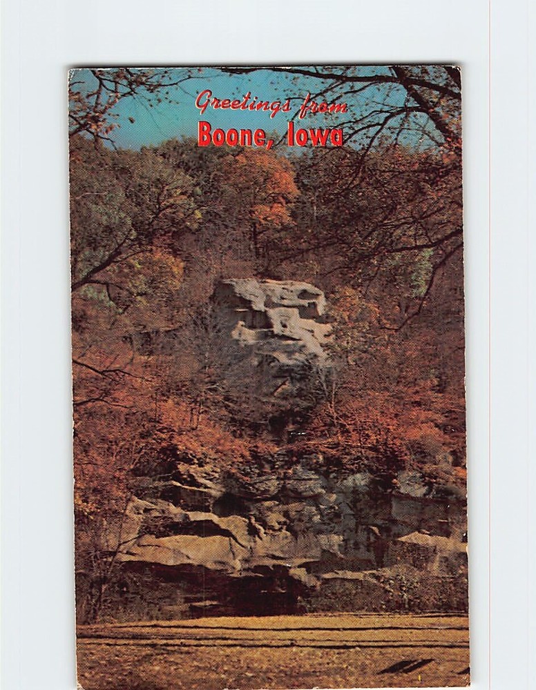 Postcard Table Rock At Ledges State Park Boone Iowa