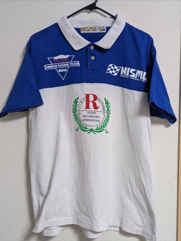 Early 90s Vintage Old Logo Nismo Nissan Group C Racing Team Polo Shirt