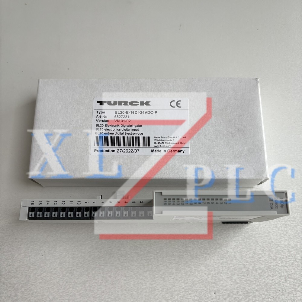 1PCS New Turck BL20-E-16DI-24VDC-P communication module In Box*