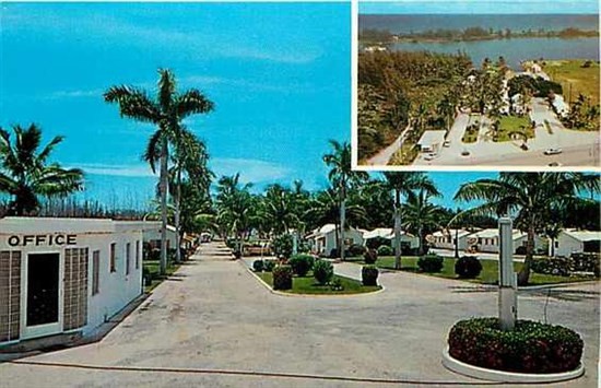 FL, Jupiter, Florida, Palm Garden Motel and Cottages, Dexter Press 62642-B