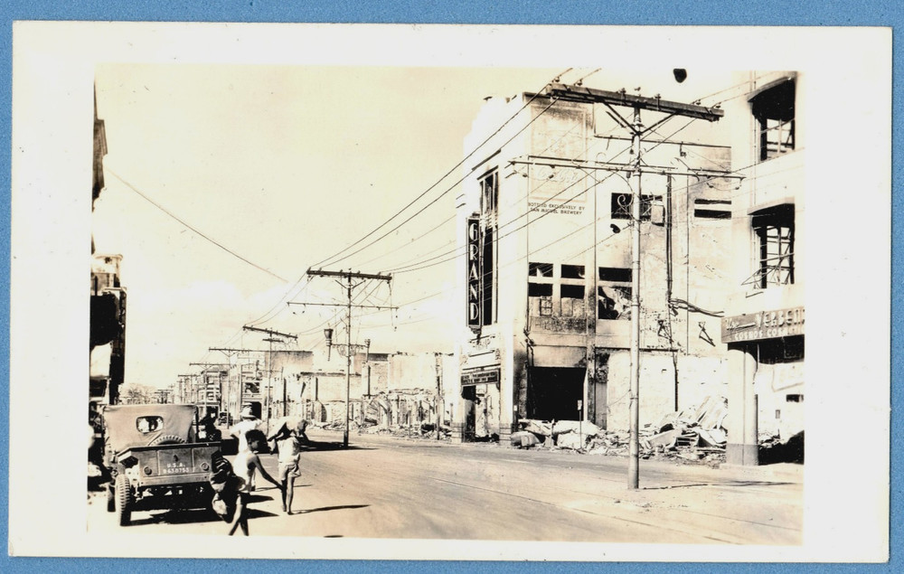 Philippines Manila. THEATER ROW VINTAGE PHOTO 564
