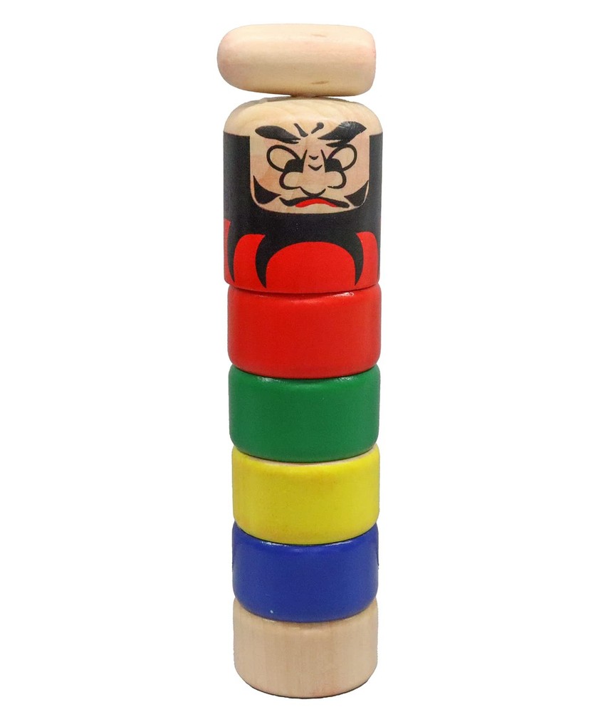 Castle Enterprise Wooden Daruma Otoshi Drop Game Small Made in Japan