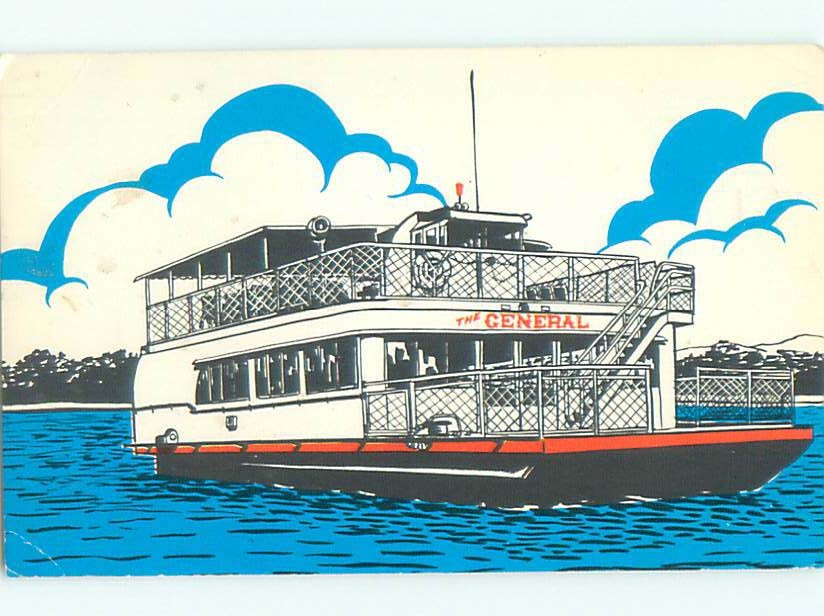 Pre-1980 BOAT SCENE Galena Illinois IL m/09 AF4376
