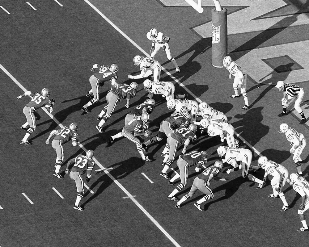 1971 Dallas Cowboys Vs Baltimore Colts Super Bowl V  4x6 PHOTO PRINT