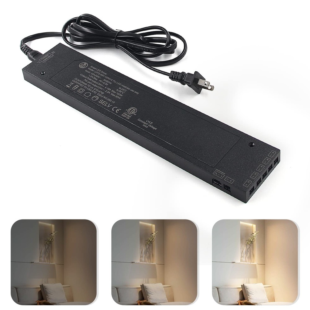 24V 100W LED Power Supply 100-240V AC to DC Low Voltage Transformer